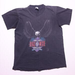 Vintage Harley Davidson Daytona Bike Week 1996 Tee Eagle Graphic L